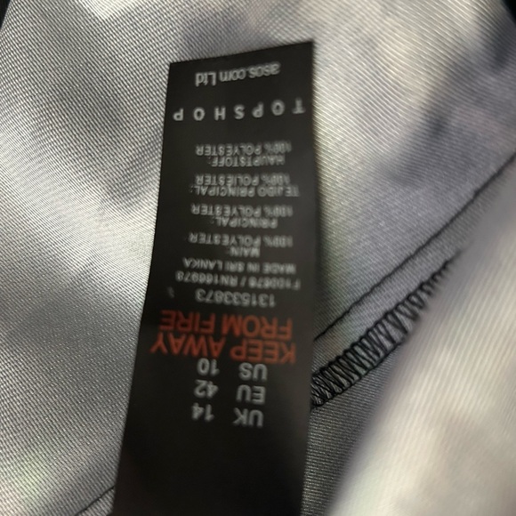 New Maxi Length Dress by Topshop for Nordstrom SZ US 10 - Picture 9 of 10